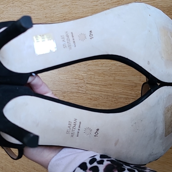 Stuart Weitzman Suede Ankle-Strap Sandals *size 10.5* - Picture 5 of 6